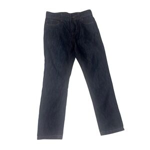 Kids Straight Leg Dark Wash Denim Jeans Size 9 10 Years 140cm